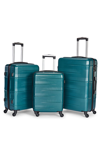 LİMRA 3Pcs Luggage Sets Trolley Travel Bags Modern Luxury Design 28/24/20Inch...