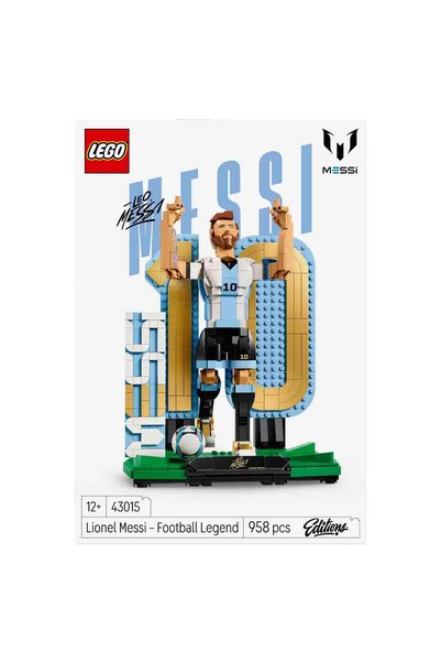 LEGO Editions Lionel Messi – Futbol Efsanevi 43015 - 12 Yaş ve Üzeri Çocuklar için Dekoratif Model Y