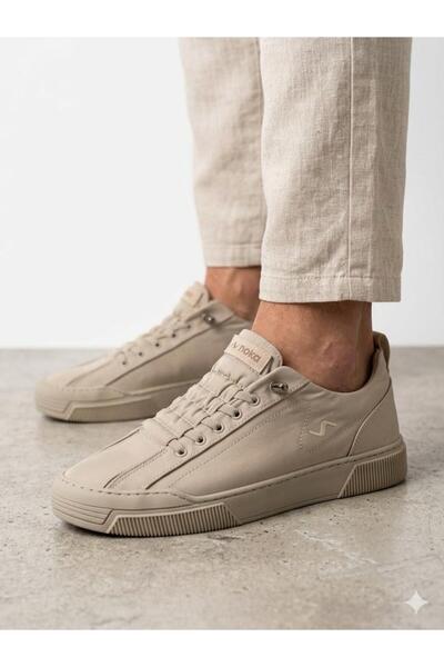 Lütfi Men's Comfortable Memory Foam Insole Linen Sneaker Men's Shoes