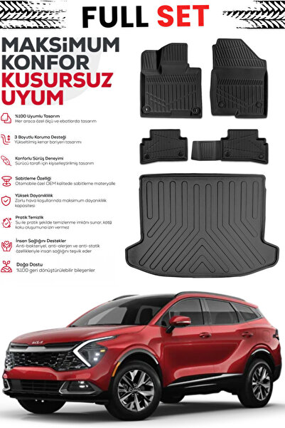 ko kaliteoto Kia Sportage Live-Cool-Elegance Paket 2026 Model 3D Bagaj Havuzu...
