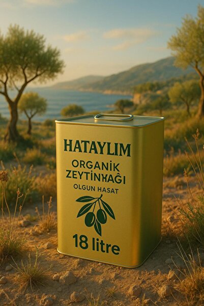 hataylım organik Olgun Hasat Zeytinyağı 18 lt