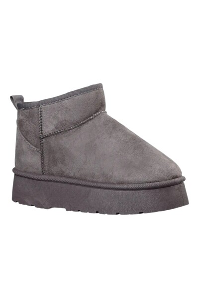 Envie Shoes Miss NV Γυναικεία Μποτάκια casual Γούνα S41-20479-23 Γκρί