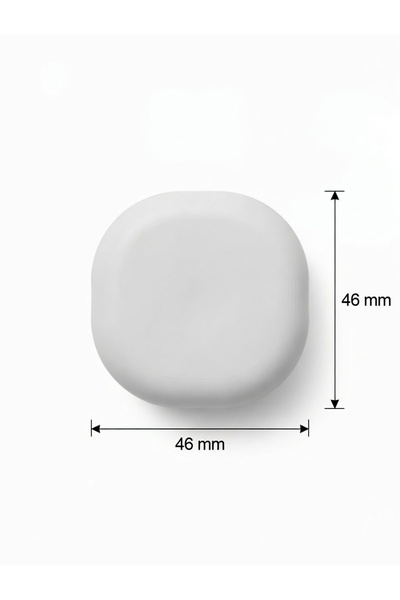 LUX ET AMOR Beyaz Mobilya Kulp 46x46mm | Çekmece Dolap Kulp | Modern Bohem Ta...