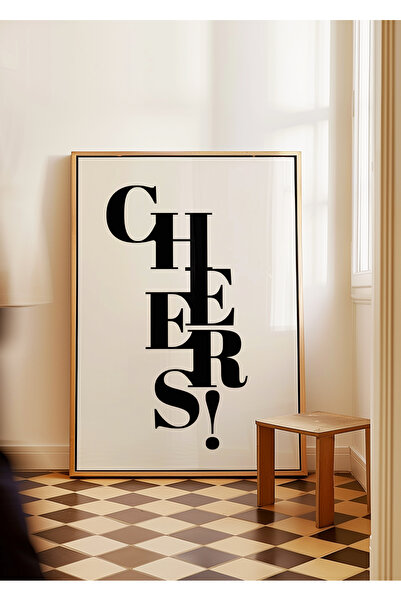 ARTHOUSECOLLECTIVE Kokteyl Koleksiyonu - Cheers ! - Çerçevesiz Poster