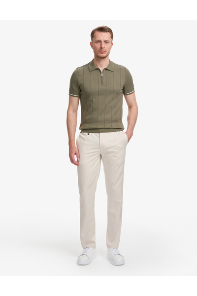 Pierre Cardin Bej Slim Fit Klasik Jogger Pantolon 50324276-VR011