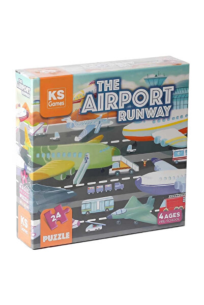 KS Oyuncak The Airport Runway Preschool Puzzle