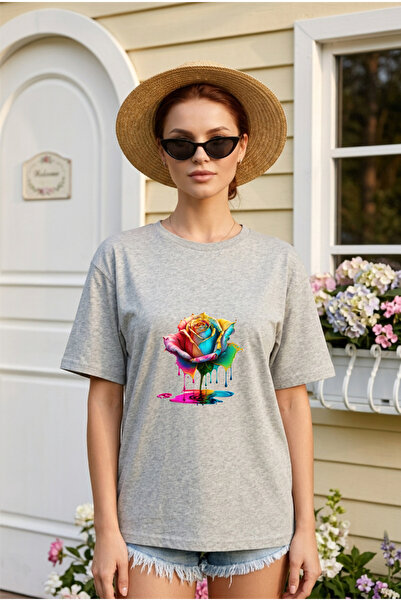 HOFFNUNG Unisex Crew Neck Oversize Cotton T-Shirt
