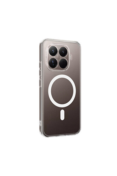 FitCase Xiaomi 15T Pro Kılıf Combo Seri Magsafe Özellikli Sararmaz Sert Şeffaf Kapak