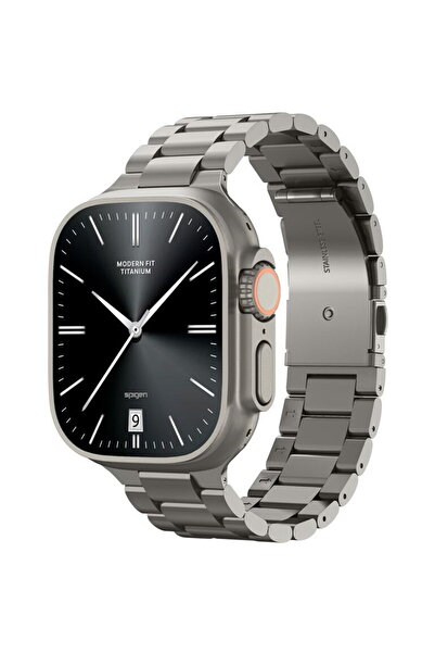 Spigen Modern Fit Titanium, titan - Apple Watch 49mm/46mm/45mm/44mm