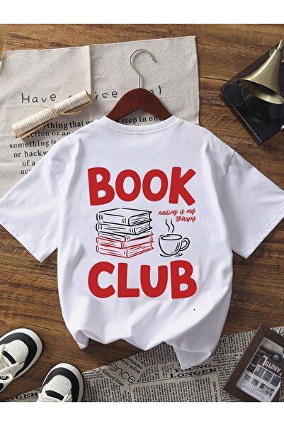 LELVANİ ΜΠΛΟΥΖΑΚΙ UNISEX ΜΕ ΣΤΑΜΠΑ ΚΑΦΕ " UNİSEX BOOK CLUB " ΚΑΙ ΛΟΥΜΠΕΡΓΚΕΪΝ...
