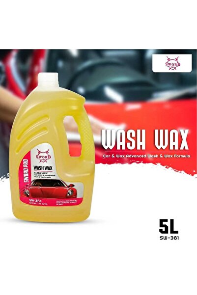 Sword Pro SW-381 Ultra Shine Car Wash & Wax 5L High Foam Cleaning Gloss Prote...