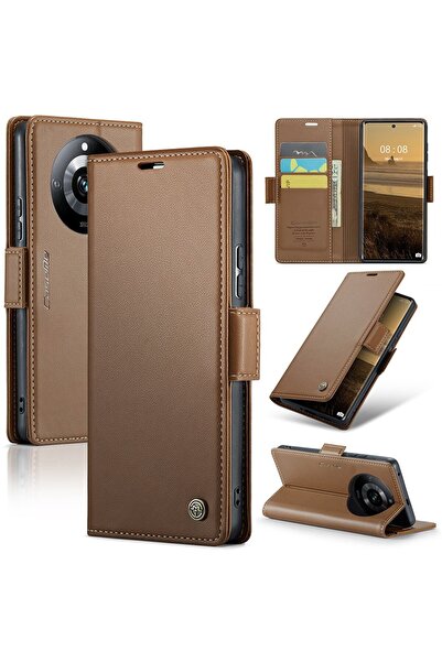 Caseme 023 Luminus Θήκη Πορτοφόλι Brown (Realme 11 Pro 5G / 11 Pro Plus 5G)