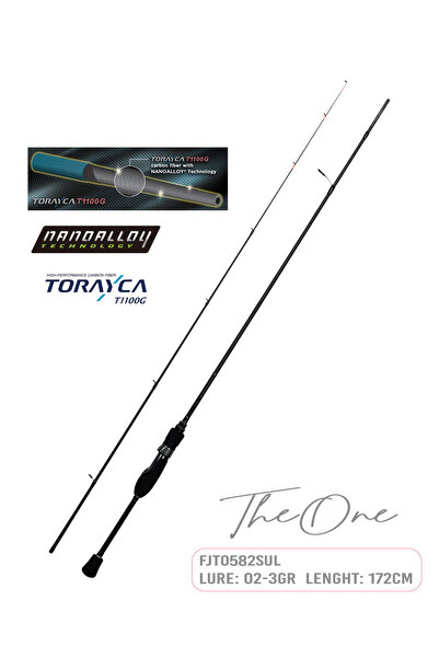 Fujin TheOne 172cm 02-3gr LRF Kamışı 582SUL