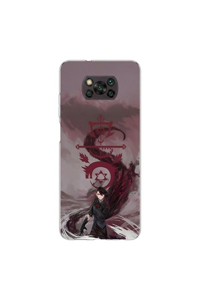 PPKin Poco X3 Nfc Compatible Anime 6/3 Design Transparent Case