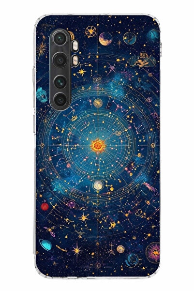 TechTree Mi Note 10 Lite Uyumlu Yıldız Atlası Kozmik Rehber Baskılı Silikon K...