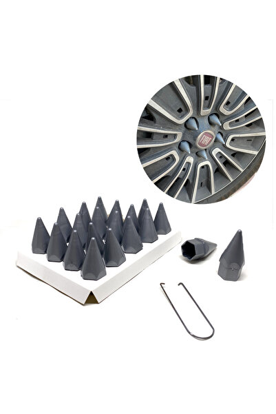 silky glows Wheel Cover Removal Tool Compatible Gray 17mm - 20 Pieces