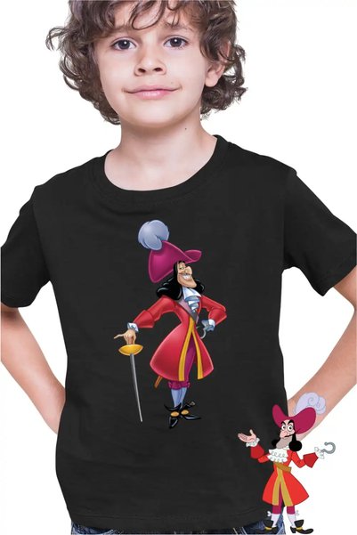 OEM Tricou Copii Baieti Peter Pan Captain Hook