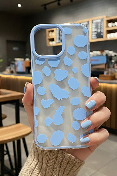 Nezih Case iPhone 15 Uyumlu Darbelere Dayanıklı Mat Görünümlü Leopar Desenli ...