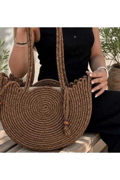 erkbay kuyumculuk Wicker Shoulder Bag