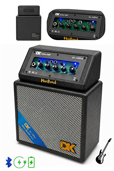 YANKI Torres IG-15Pro Gitar Amfisi Şarjlı Bluetooth 25W Mini Amfi