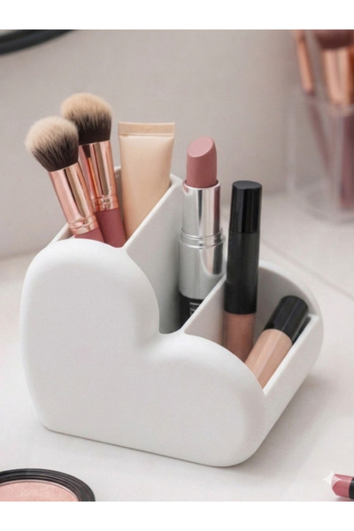 YILDIZ Heart Design Makeup Organizer – Stylish Cosmetic Organizer |   Rujluk,...