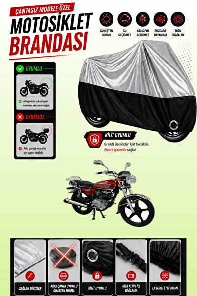 Cemku Twin Top Gray - Bottom Black Mondial 135 Uag Compatible Engine Tarpauli...
