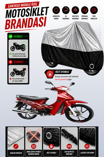Cemku Twin Top Gray - Bottom Black Bumoto/Jinling Sapphire 100Cc Compatible E...