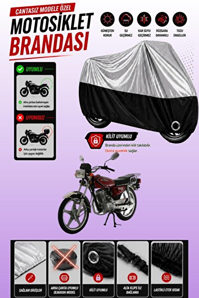 Cemku Twin Top Gray - Bottom Black Mondial 125 Mg Sport Compatible Engine Cov...