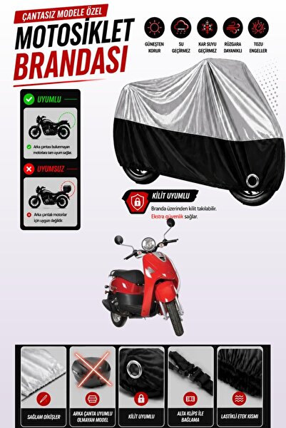 Cemku Twin Top Gray - Bottom Black Kanuni Pony 50 Compatible Engine Cover, Re...