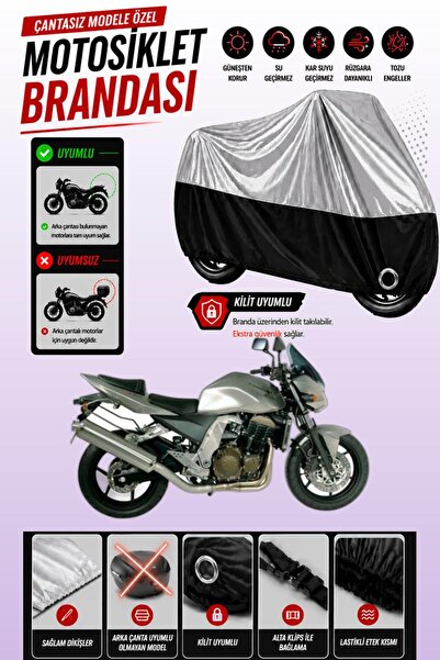 Cemku Twin غطاء محرك متوافق مع كاواساكي Z 750 باللون الرمادي من الأعلى والأسو...