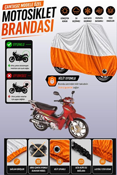 Cemku Twin Top Gray - Bottom Orange Bisan Roadstar Cub Compatible Engine Cove...