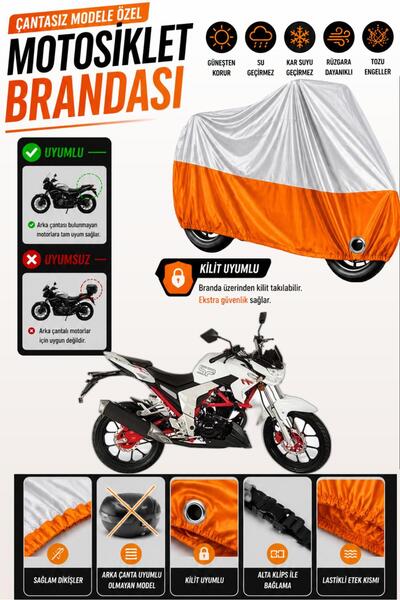 Cemku Twin Top Gray - Bottom Orange Falcon Sharp 200 Compatible Engine Cover,...