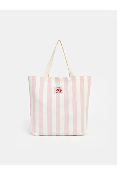 LC Waikiki Cherry Printed Girls' Shoulder Bag
