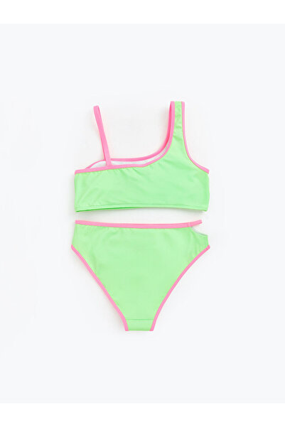LC Waikiki Uv Protected One-Shoulder Girls' Bikini