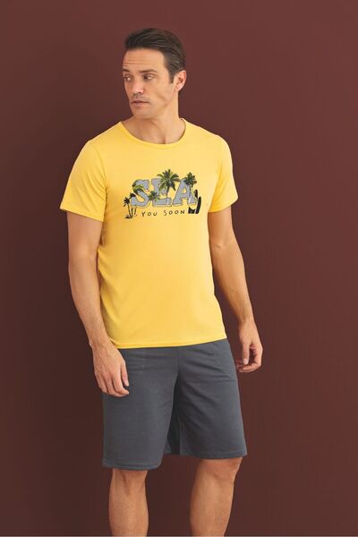 SEAMLIFE HOMEWEAR 100% Cotton Pajama Set Shorts