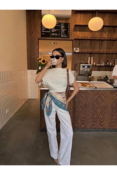 Ediva Scarfs Edìva Vintage Çiçek Desen Fular