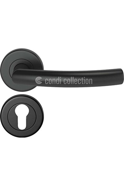 Condi Collection 101IC مقبض باب من الفولاذ المقاوم للصدأ باللون الأسود من Yale