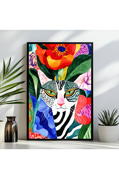LudenHome Mutfak Tasarımlı Çerçeve Görünümlü Mdf Tablo 20 x 30 CM