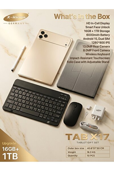 X inova TAB X17 pro max Tablet with 10.1-Inch Screen