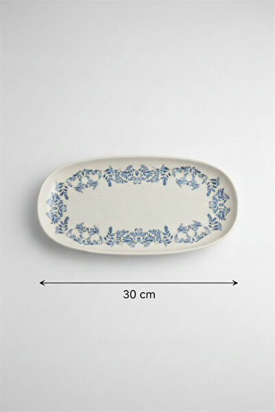 rinart Tld30Okt-Vlra-A Pors. Toledo Oval Kayik Plate 30cm Digital Valeria-A