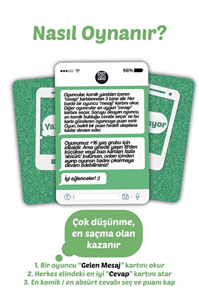 Zodiac Store Yazıyor… Eğlenceli Parti Oyunu – 108 Cevap & 60 Mesaj Kartı