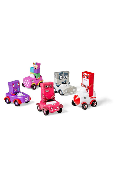 Hand2Mind Mini Vehicle Set Numberblocks - From 6 to 10