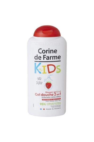 CORINE DE FARME Shower Gel 2&1 Hair-Body Strawber Frag 300Ml