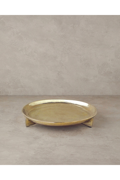 English Home Mirrory Dekoratif Tabak 30,5x30,5x3,75 cm Gold