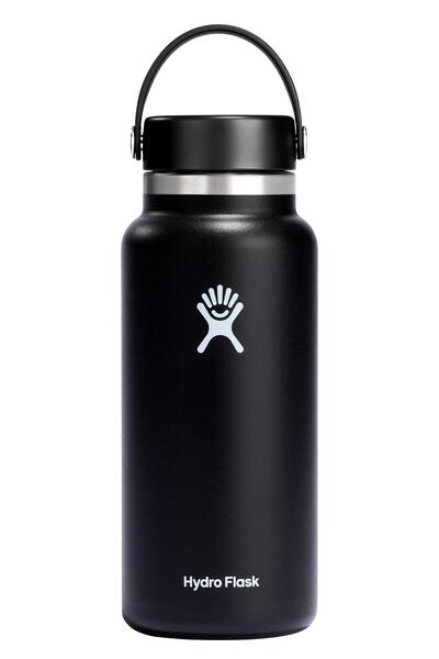 Hydro Flask Geniş Kapak Termos 946 ml (32 Oz) - Siyah