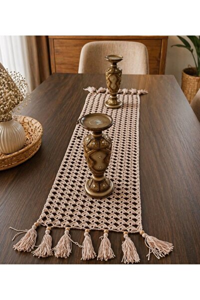 alcdesing Bohem Handcrafted Runner Dining Table and Console Cover