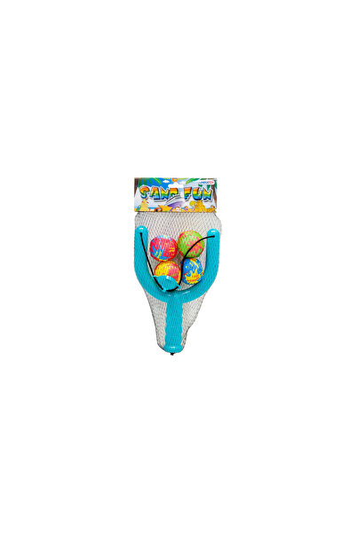 Unika Set prastie copii cu mingi soft 4 piese Unikatoy 25652, Albastru