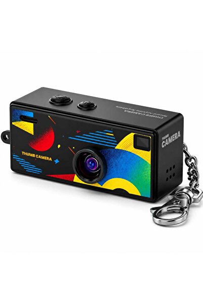 beemen G6 Thumb Camera Mini Anahtarlık Kamera 1080P HD Video Kayıtlı Retro Ta...