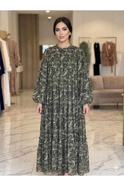 Elikra Aky 252 Chiffon Dress