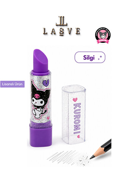 kuromi YENİ SEZON EĞLENCELİ RUJ SİLGİ YUMUŞAK SİLİM